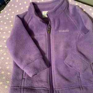 Purple Columbia fleece zip up